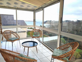 Maison VUE MER et Wifi à 550m de la plage de Trestraou à Perros-Guirec - Réf 501